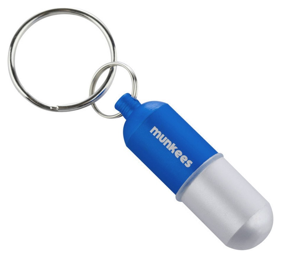 Munkees 3625 брелок Водонепроницаемая капсула малая темно-синяя