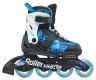 Комплект роликові ковзани Rollerblade Microblade SL black-sky blue + захист, укр Фото - 2