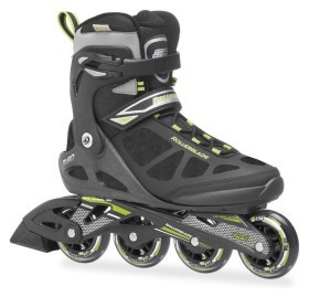 Роликовые коньки для взрослых Rollerblade MACROBLADE M 45.5 (12US) 300мм Black/green (07356600 T83)