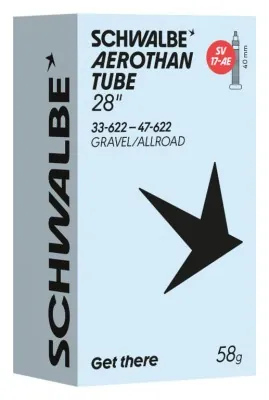 Камера TPU 28" (33/47-622) Schwalbe SV17-AE AEROTHAN, Alu 40mm