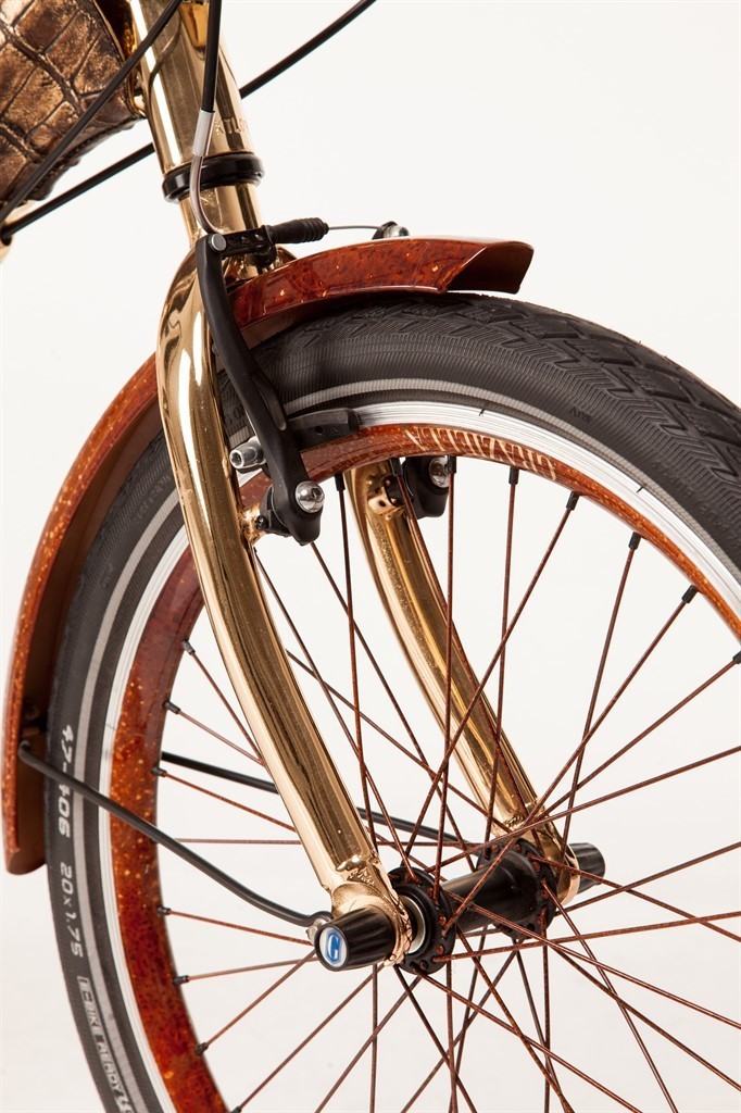 Велосипед Graziella Gold Croco Edition 3S EXCLUSIVE