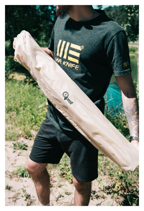 Складаний стілець Quest QU001 бежевий, укр, укр