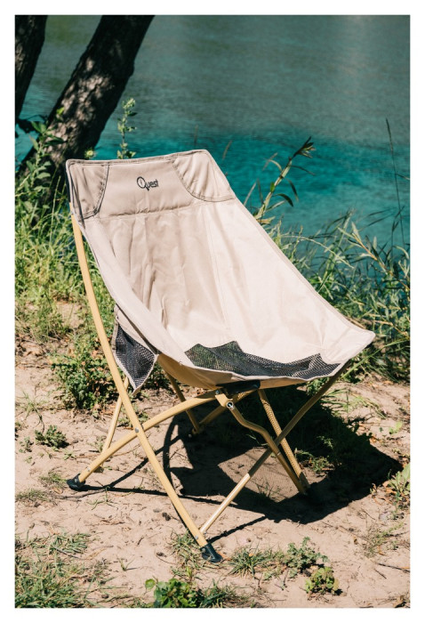 Складаний стілець Quest QU001 бежевий, укр, укр