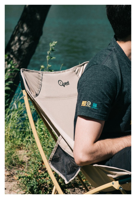 Складаний стілець Quest QU001 бежевий, укр, укр