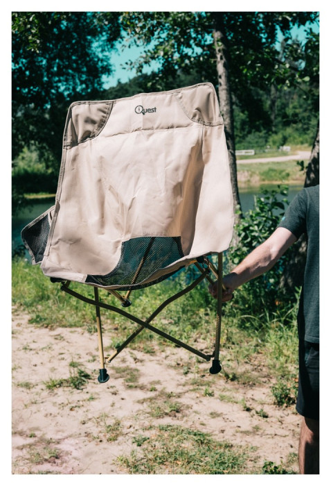 Складаний стілець Quest QU001 бежевий, укр, укр