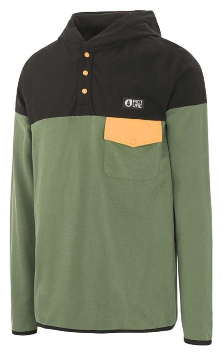 Толстовка жіноча Picture Organic Newport Hoody army green, укр, укр