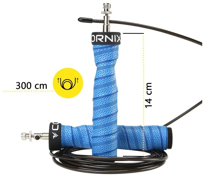 Скакалка скоростная для кроссфита Cornix Speed Rope Pro XR-0522 Blue