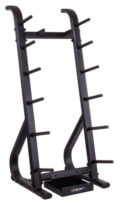 Стійка вертикальна для млинців дисків штанг та бодібарів Zelart TA-3653 (MD6330) (метал, розмір 62,4x75,7x148,1см, чорний)