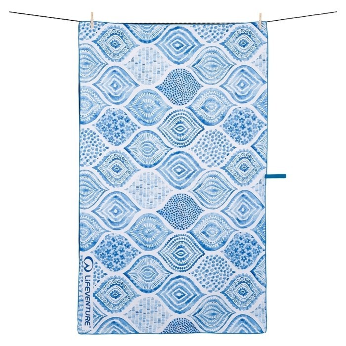 Полотенце Lifeventure Soft Fibre Printed Santorini Giant