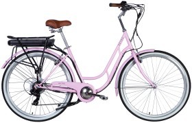 Велосипед с электроприводом 28" ST Dorozhnik eRETRO Vbr FR рама-19" 36B 12.5А*ч 500Вт светло-розовый YS 7443 2025
