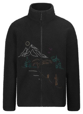 Picture Organic куртка флисовая Hafdals Emb black L