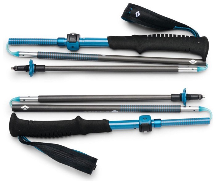 Треккинговые палки Black Diamond Distance Carbon FLZ, 110 см, Desert Sky