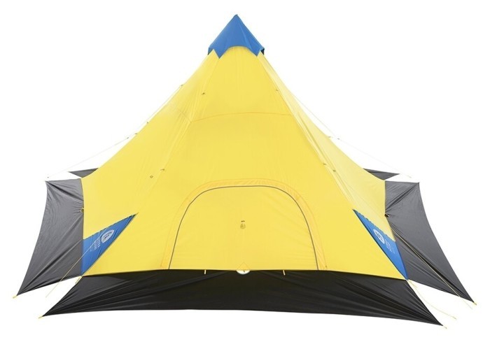 Палатка Sierra Designs Mountain Guide Tarp blue-yellow