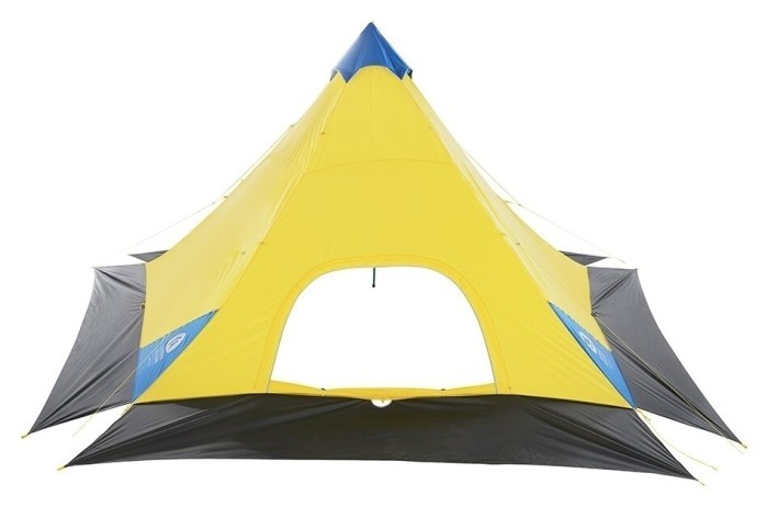 Палатка Sierra Designs Mountain Guide Tarp blue-yellow