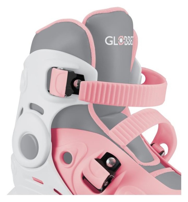 Роликові ковзани GLOBBER 2в1 пастельно-рожеві р.30-33, до 60кг, 5+, укр, укр