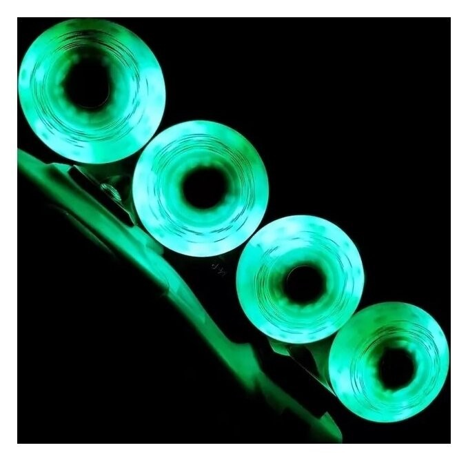 Колесо для роликів, що світяться Flying Eagle Lazer Sliders зелені 72 мм, укр, укр