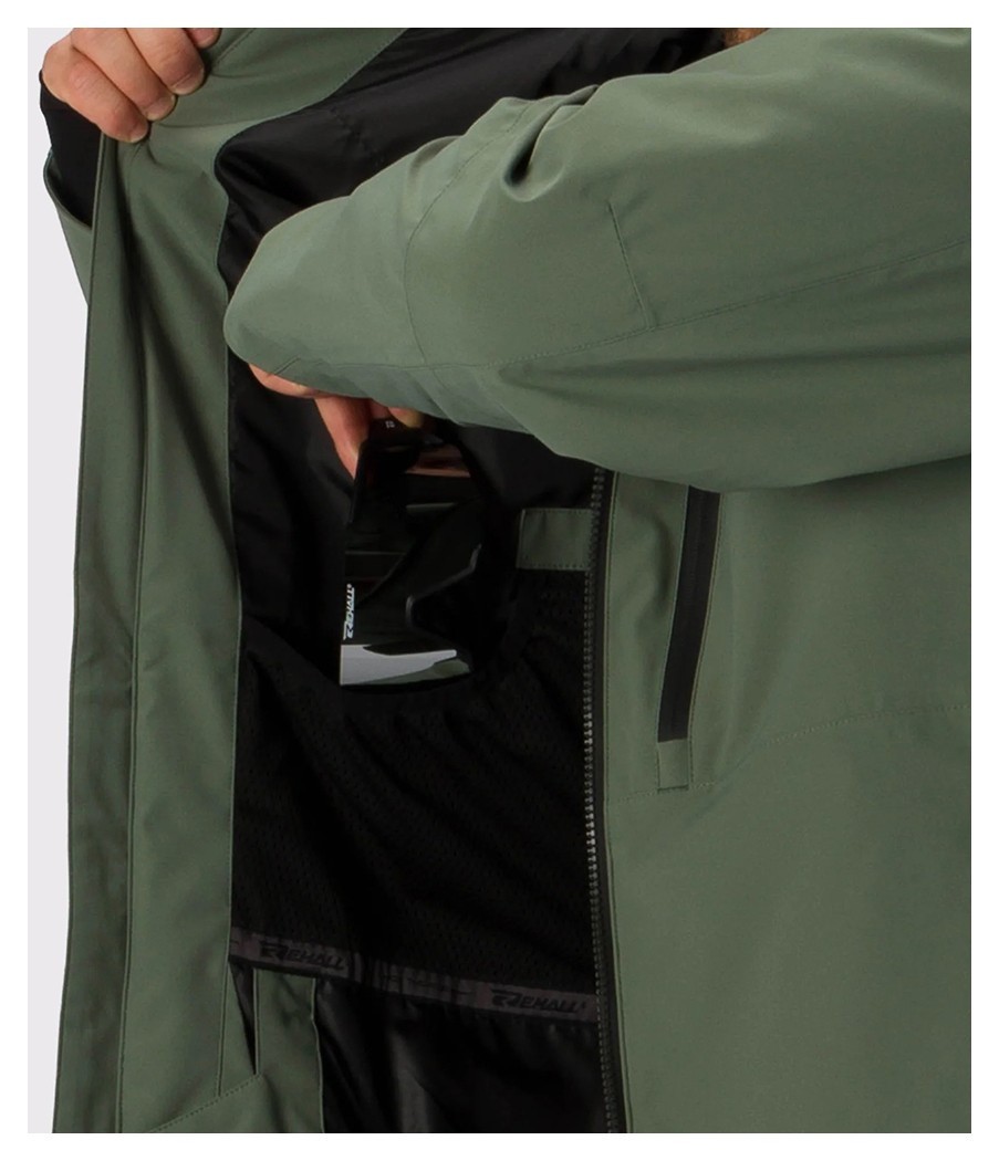 Rehall куртка сноубордична Brasko 2026 dusty green L, укр, укр