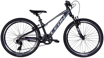 Велосипед AL 24" Leon JUNIOR AM Vbr CS рама-12" черный 2025