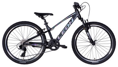 Велосипед AL 24&quot; Leon JUNIOR AM Vbr CS рама-12&quot; чорний 2025