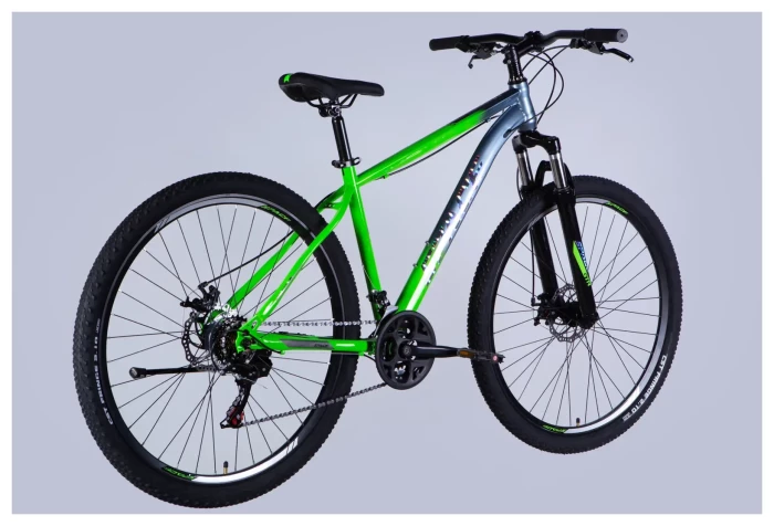 Велосипед ST 29" SPACE MARS DD FR рама-18" зелено-сріблястий 2026