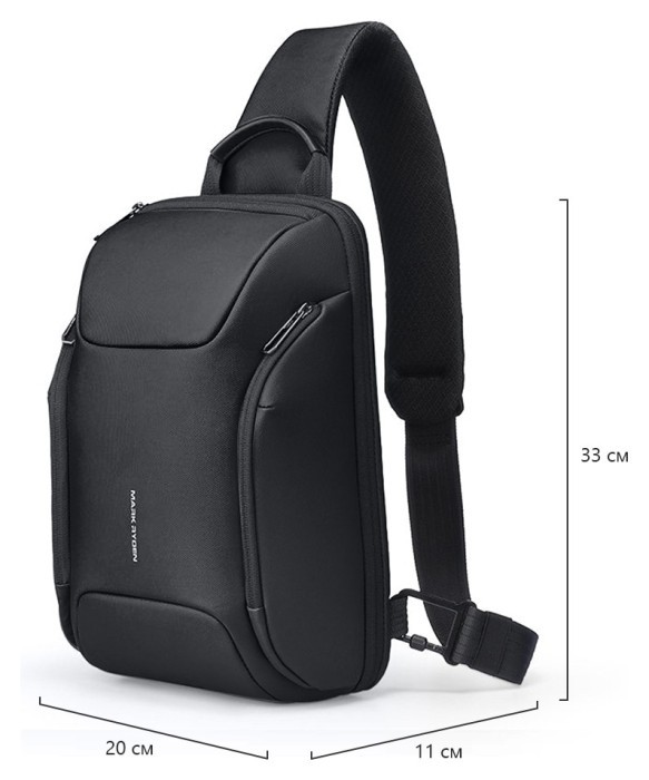 Сумка с одной лямкой Mark Ryden Mini Polycom MR7730 Black