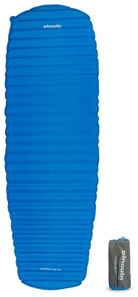 Самонадувний килимок Pinguin Matrix NX, 193x63x2.5см, Petrol Blue (SHM_PNG 709162)