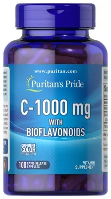 Vitamin C-1000 mg with Bioflavonoids - 100 caps