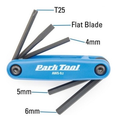 Мультитул Park Tool AWS-9.2 4/5/6мм, Т25, отвертка
