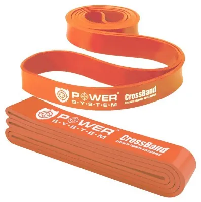 Еспандер-петля (гумка для фітнесу та кроссфіту) Power System PS-4052 CrossFit Level 2 Orange (опір 10-35 кг)