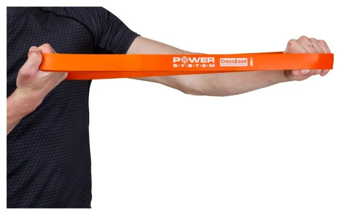 Еспандер-петля (гумка для фітнесу та кроссфіту) Power System PS-4052 CrossFit Level 2 Orange (опір 10-35 кг)