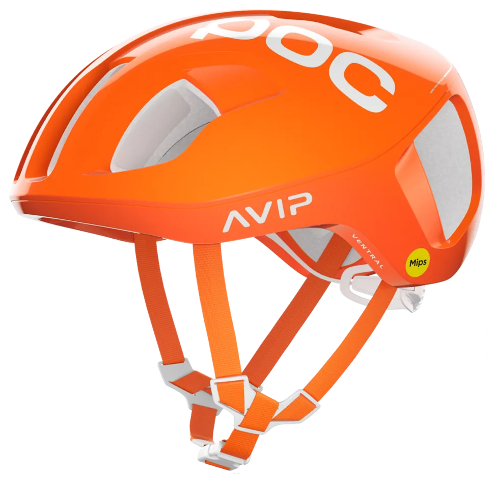 Велошолом POC Ventral MIPS, Fluorescent Orange AVIP (L (56-61см))