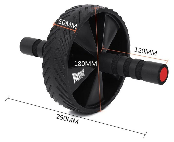 Колесо для преса PowerPlay PP-4344 AB Wheel Pro Чорне