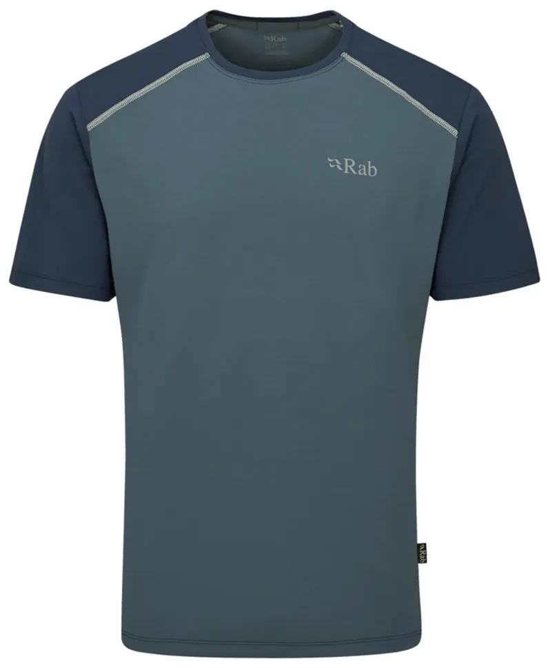 Футболка чоловіча Rab Force Tee, Orion Blue/Tempest Blue (L)