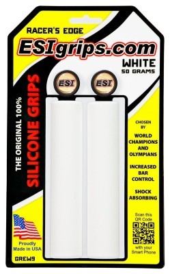 Гріпси ESI Racer's Edge White (білі)