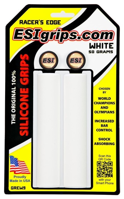 Гріпси ESI Racer's Edge White (білі), укр, укр