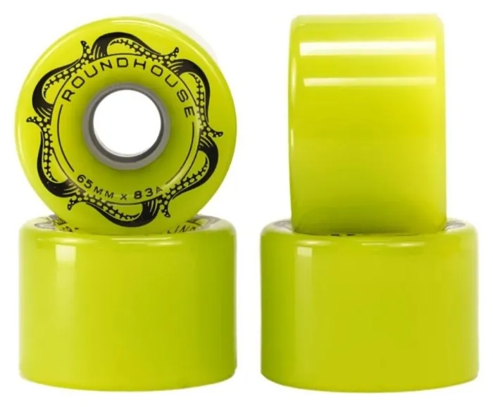 Carver колеса Roundhouse Slicks 65mm 83a Green Glo