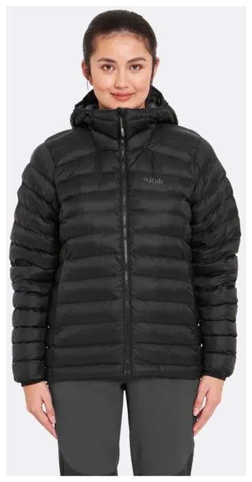 Зимова жіноча куртка Rab Cirrus Alpine Jacket Wmns, Black, 12