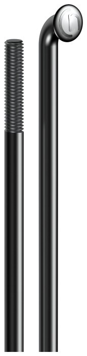 Спиця СN STD 14C, 2мм(14G) x 282mm, j-подібна, нержав. сталь, чорна (72шт)