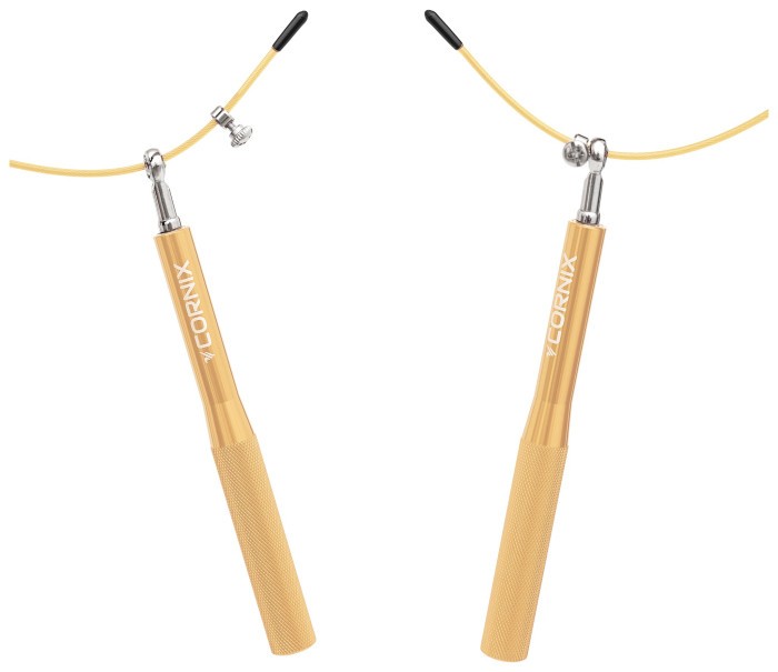 Скакалка швидкісна для кросфіту Cornix Speed Rope XR-0154 Gold