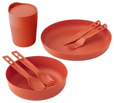 Набір посуду Sea to Summit Passage Dinnerware Set, 1P, 7 Piece, Spicy Orange
