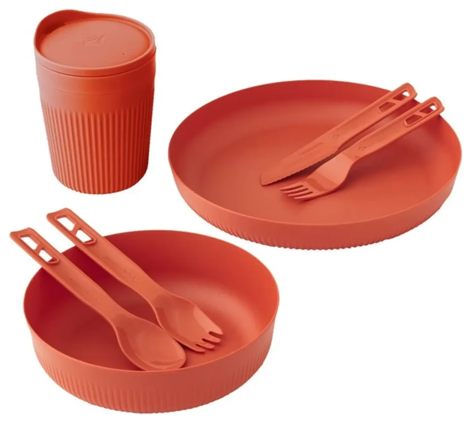Набір посуду Sea to Summit Passage Dinnerware Set, 1P, 7 Piece, Spicy Orange (SHM_STS ACK037051-120820)