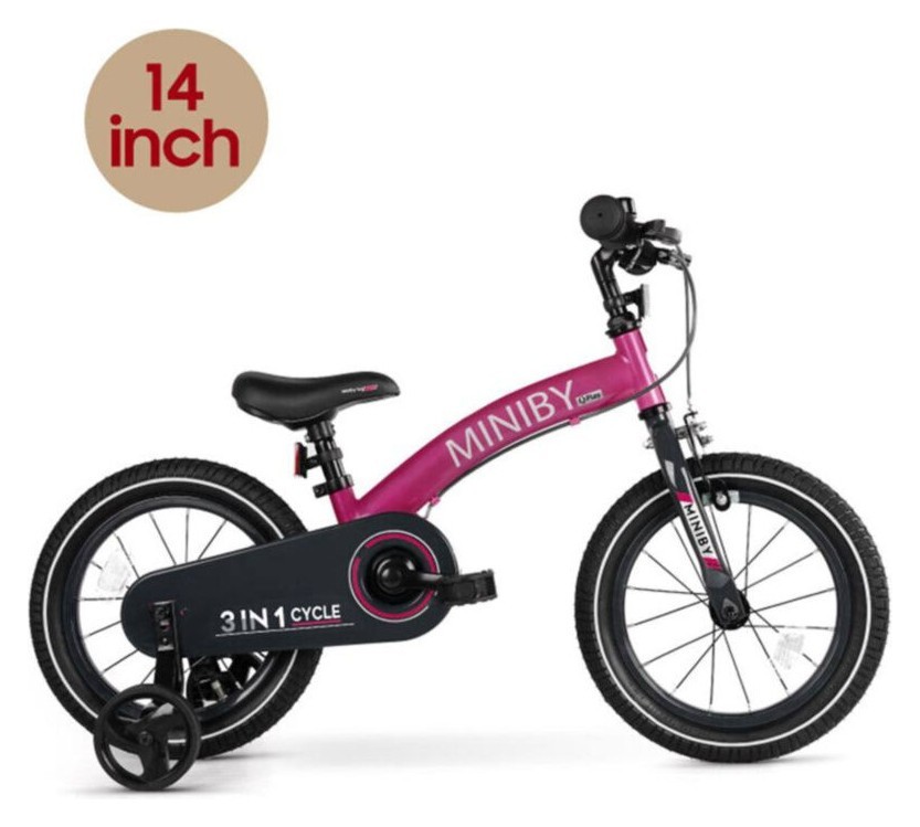 Велосипед 3in1 Q PLAY MINIBY Rose (Rose)