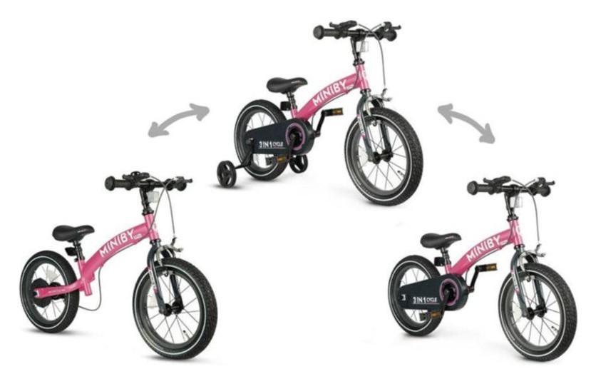 Велосипед 3in1 Q PLAY MINIBY Rose (Rose)