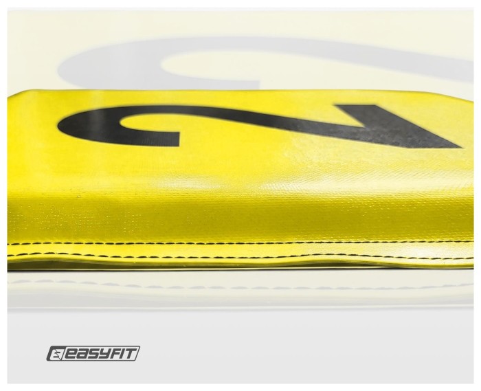 Крос-мат для стрибків EasyFit спортивний складаний (жовтий)