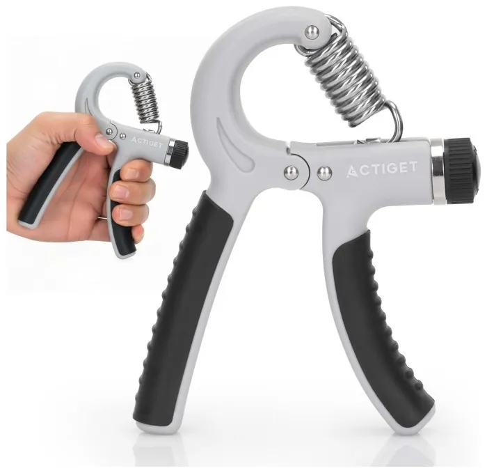 Еспандер кистьовий Actiget 20-50 кг з регульованим навантаженням ACT0052 Grey/Black