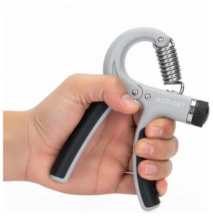 Еспандер кистьовий Actiget 20-50 кг з регульованим навантаженням ACT0052 Grey/Black