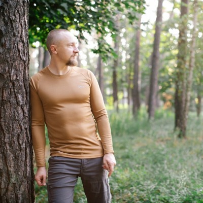 Футболка Tribe CoolpaS LS T-KI-0007-coyote