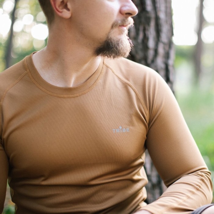 Футболка Tribe CoolpaS LS T-KI-0007-coyote