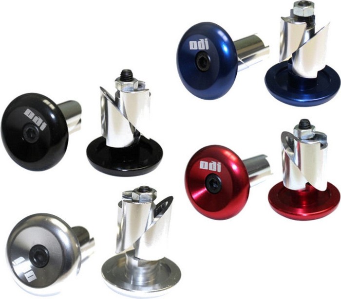 Баренди ODI Aluminum End Plugs w/Lasered Logo SILVER