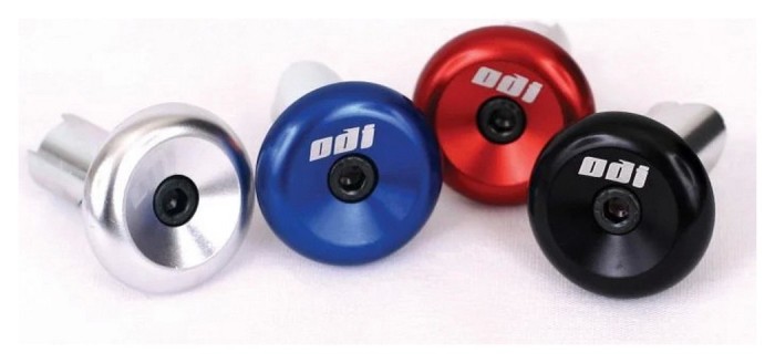 Баренди ODI Aluminum End Plugs w/Lasered Logo SILVER